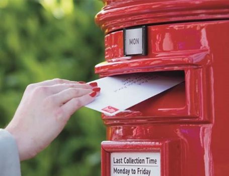 Royal mail post box 